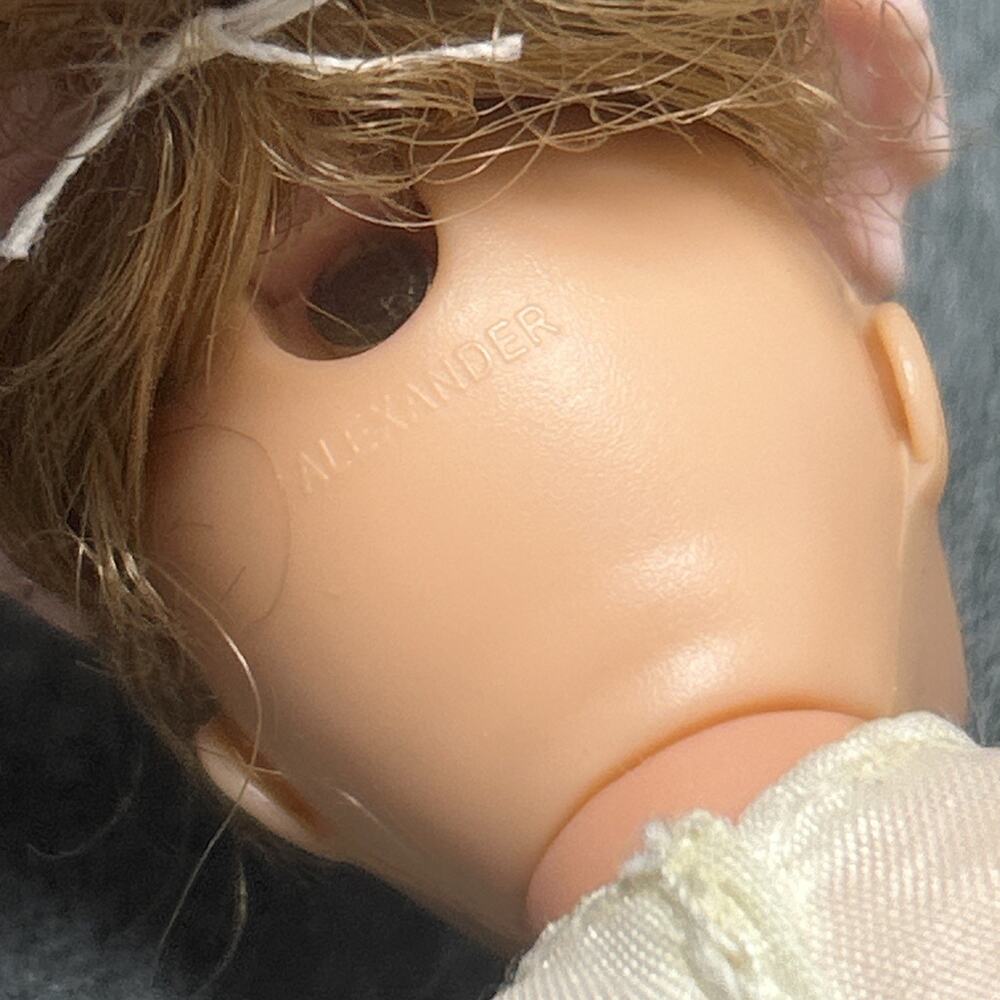 Madame Alexander Flower Girl Dolls 2pc Matching Dresses Headbands Sleep Eyes - Picture 6 of 8